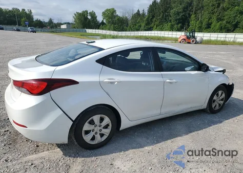 2016 Hyundai Elantra Se from USA, damaged, VIN 5NPDH4AE9GH720535